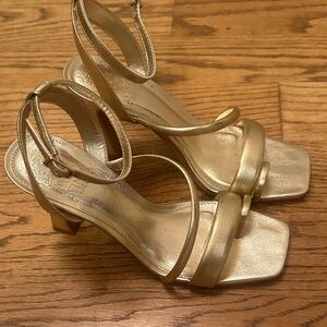 Vince Camuto gold sandals